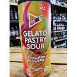 Funky Fluid Gelato: Strawberry & Rhubarb